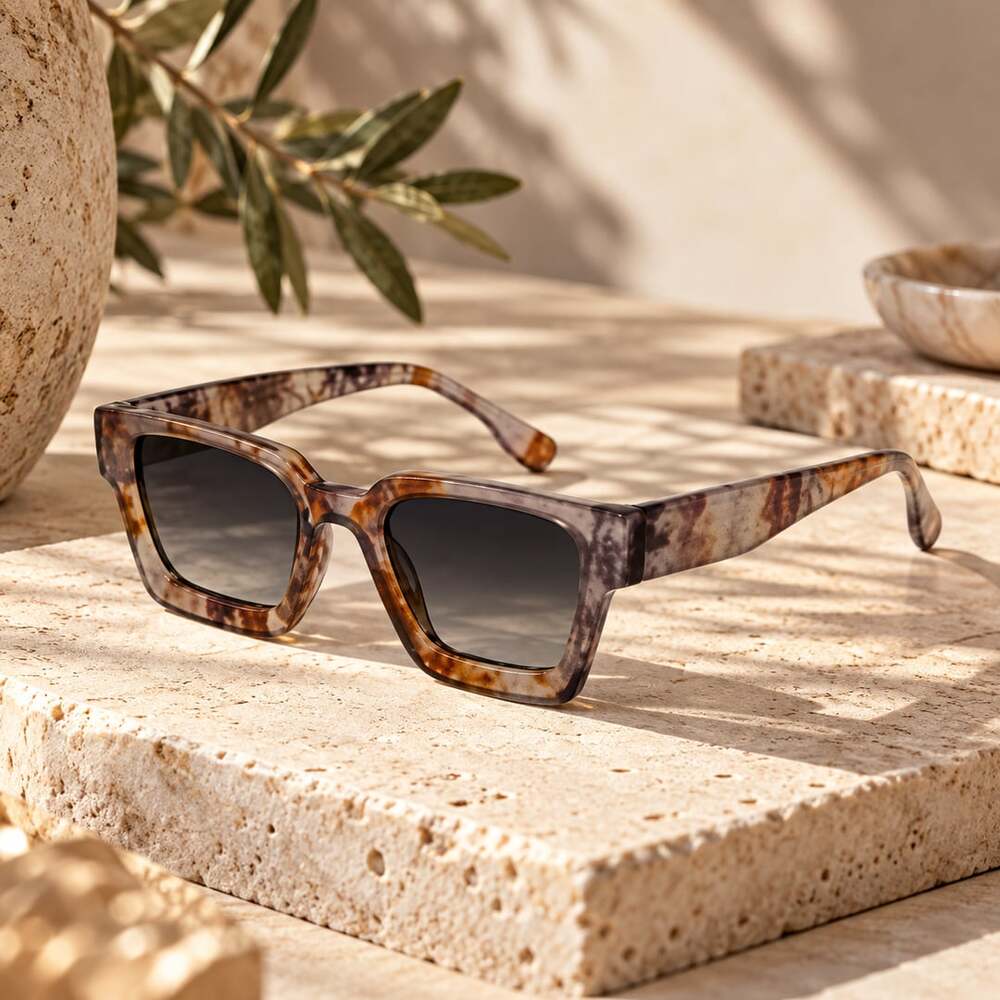 livho Rectangle Polarized Sunglasses Trendy for Women Men Retro Sun Glasses 2025